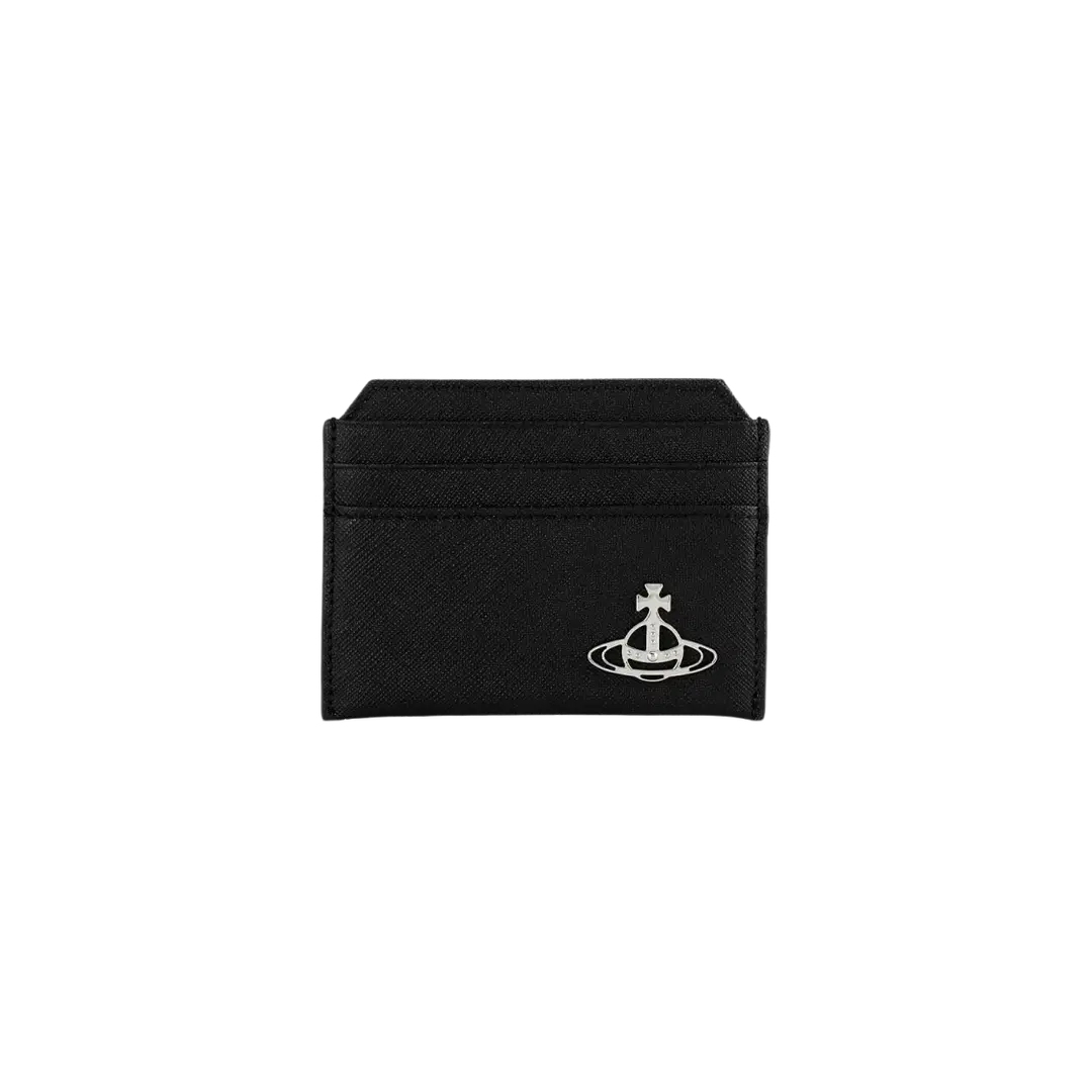 Vivienne Westwood Vivienne Westwood Saffiano Slim Card Holder Black