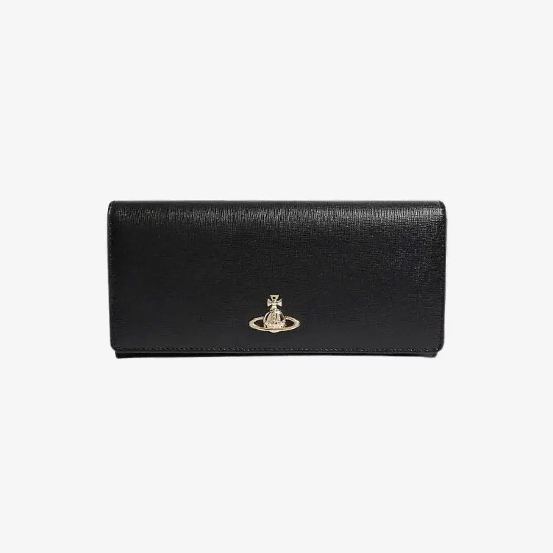 Vivienne Westwood Vivienne Westwood Saffiano Victoria Classic Long Wallet Black