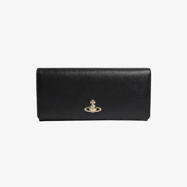 Vivienne Westwood Vivienne Westwood Saffiano Victoria Classic Long Wallet Black - view 1