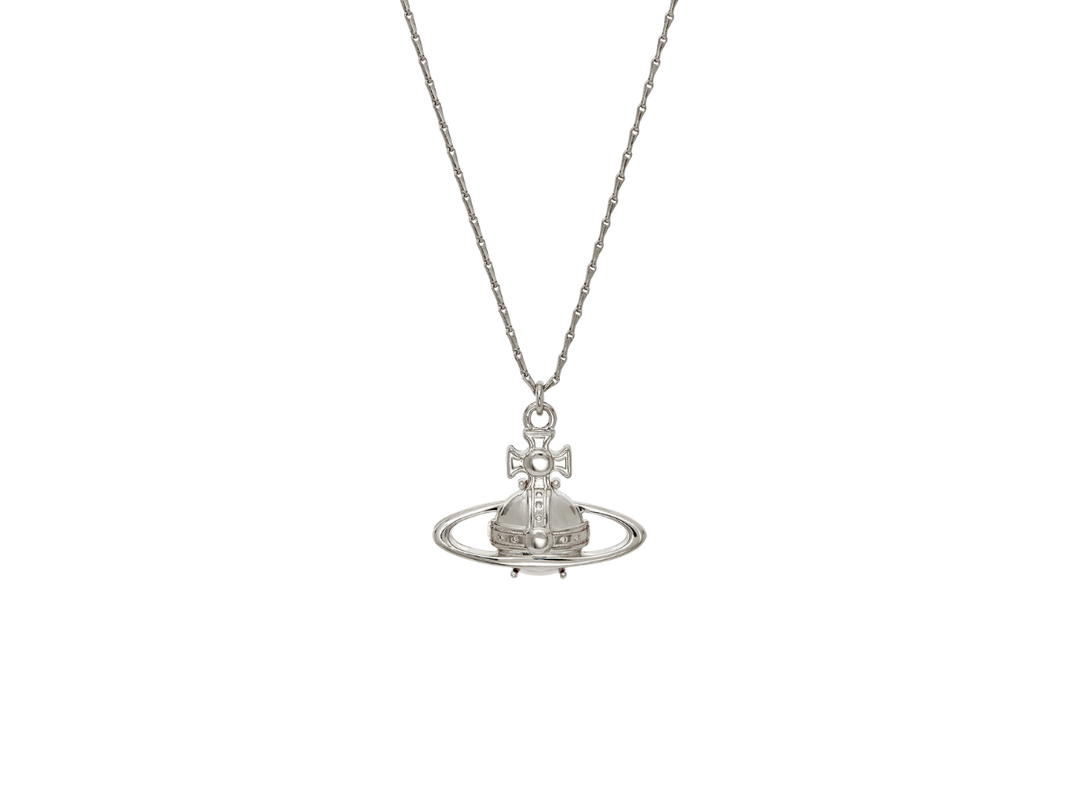 Vivienne Westwood Vivienne Westwood Suzie Pendant Necklace In Silver-Toned Metal Hardware