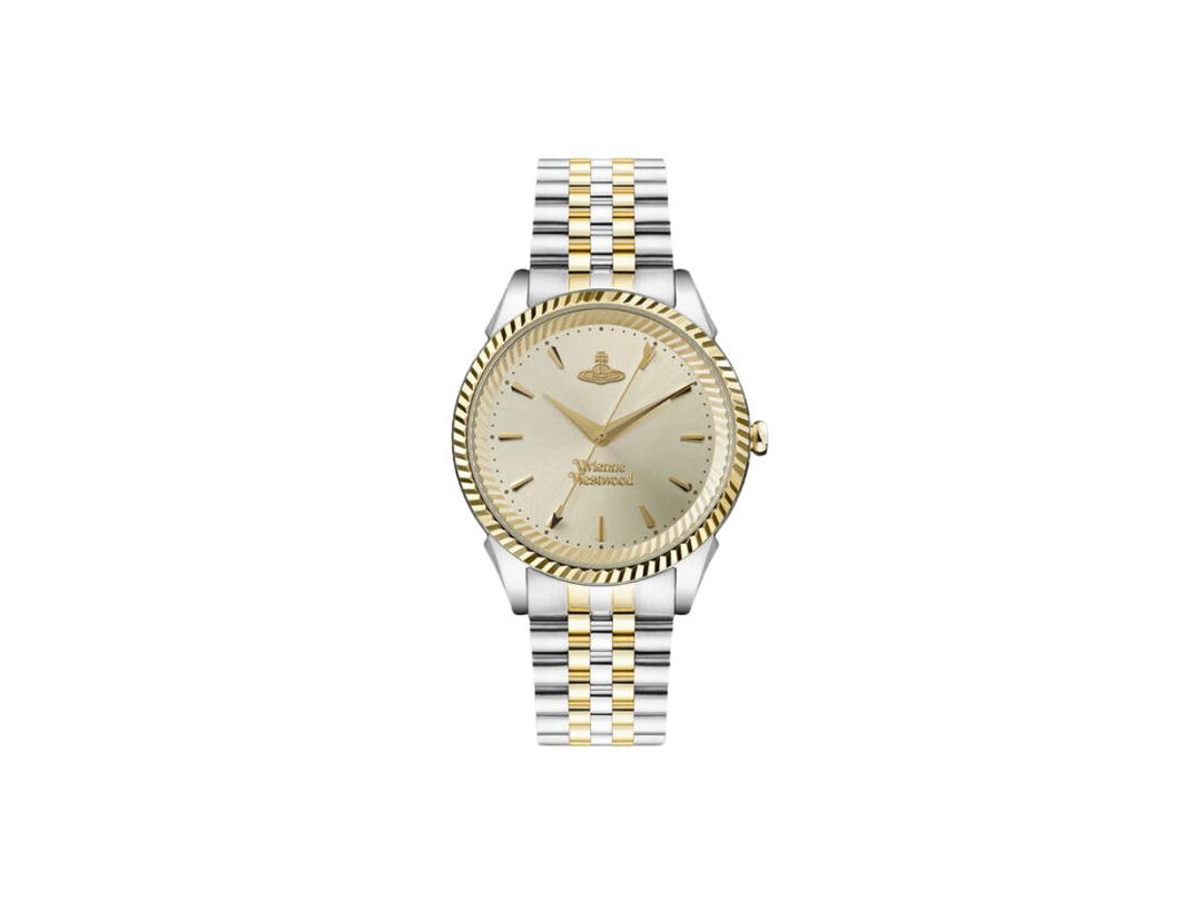 Vivienne Westwood Vivienne Westwood The Seymour Watch In Mixed Metal Plating With Champagne Sunray-Brushed Dial