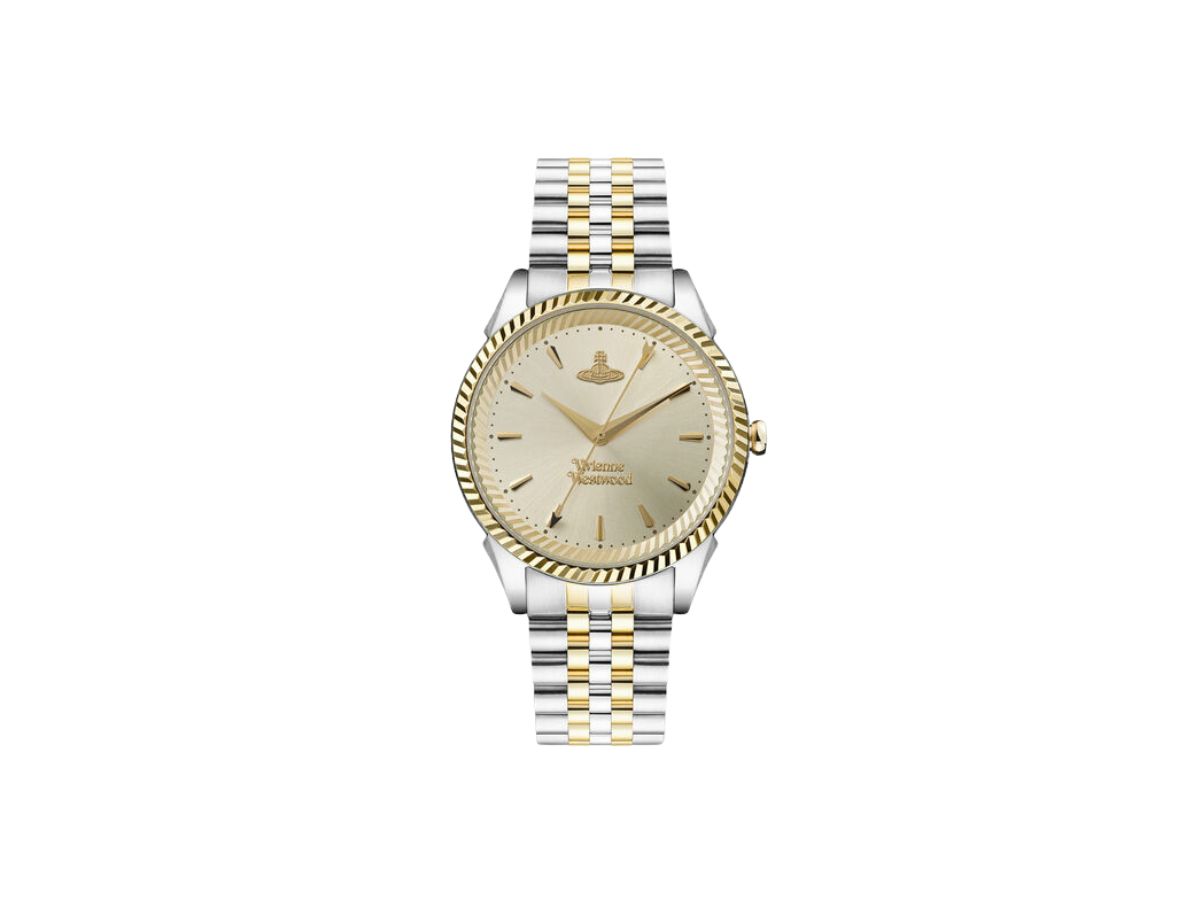 Vivienne Westwood Vivienne Westwood The Seymour Watch In Mixed Metal Plating With Champagne Sunray-Brushed Dial