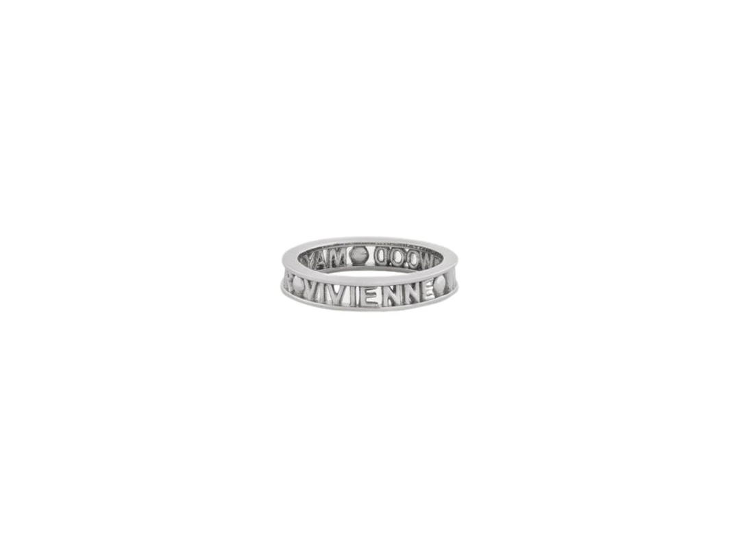 Vivienne Westwood Vivienne Westwood Westminster Ring In Silver-Tone Plating Rhodium