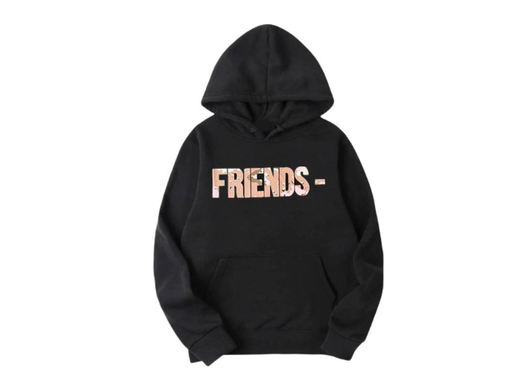 Vlone Vlone Desert Camo Friends Hoodie BLACK