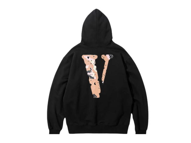 Vlone Vlone Desert Camo Friends Hoodie BLACK - view 2