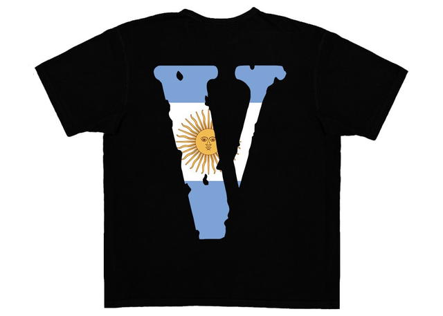 Vlone Vlone FRIENDS ARG T-shirt Black - view 2
