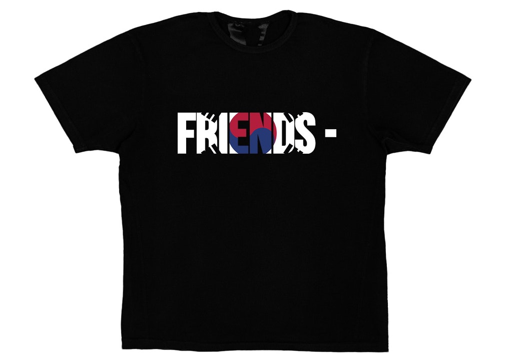 Vlone Vlone FRIENDS KOR T-shirt Black