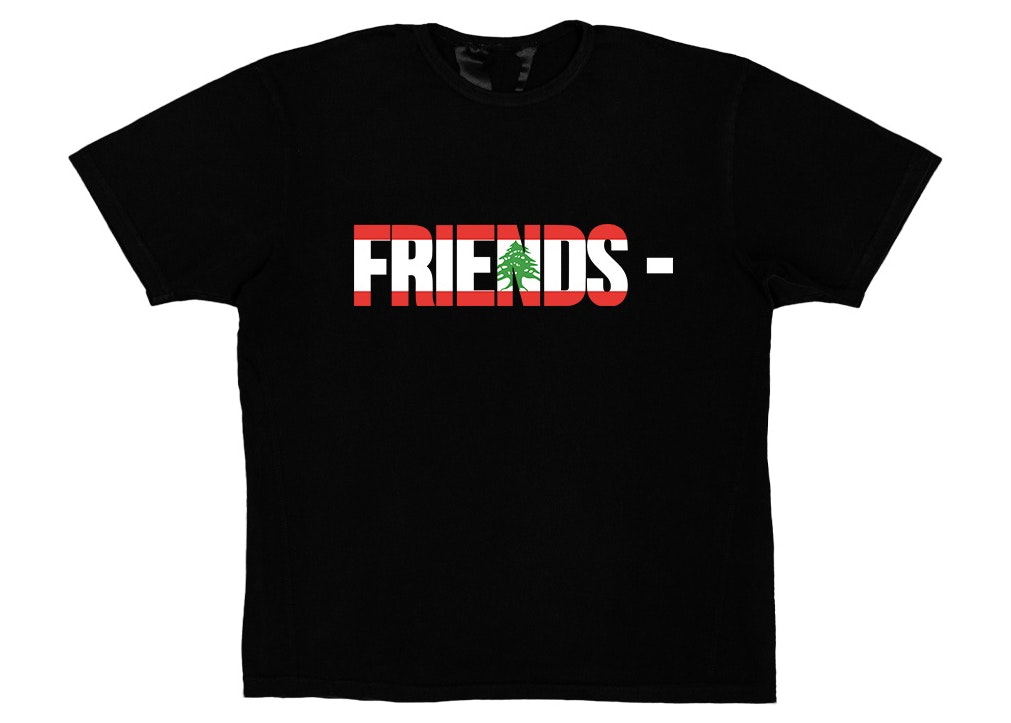 Vlone Vlone FRIENDS LBN T-shirt Black
