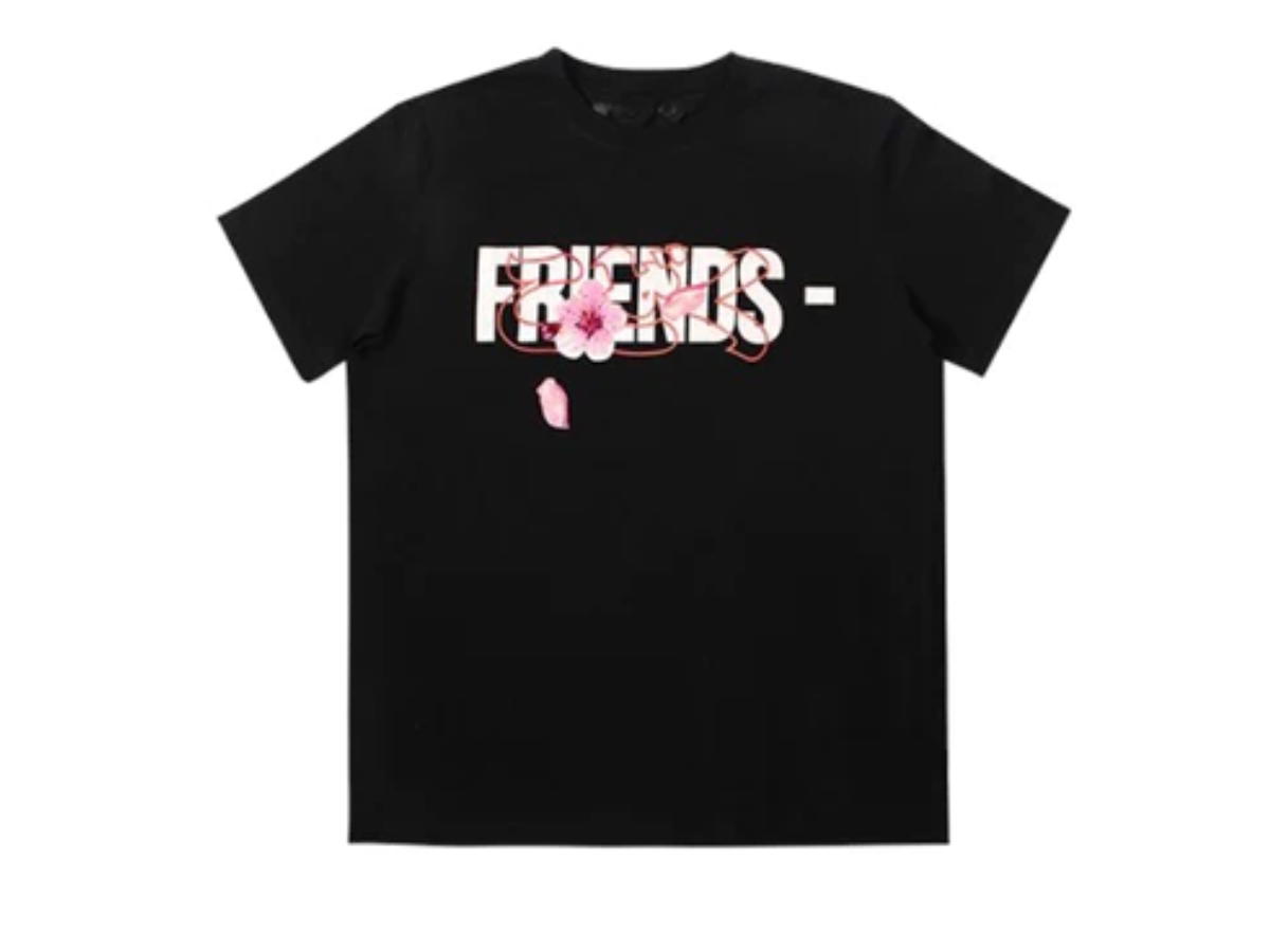 Vlone Vlone Friends Sakura Logo T-Shirt Black SS23