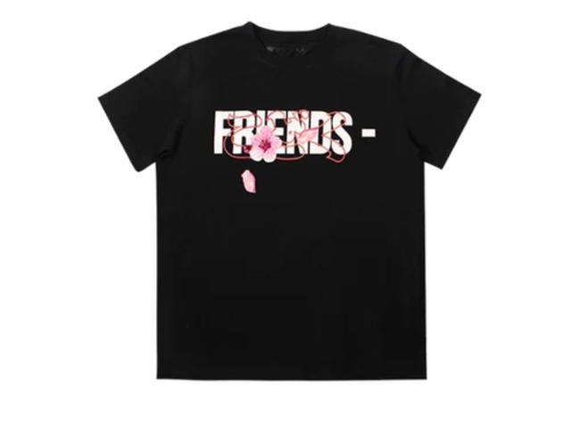 Vlone Vlone Friends Sakura Logo T-Shirt Black SS23 - view 1