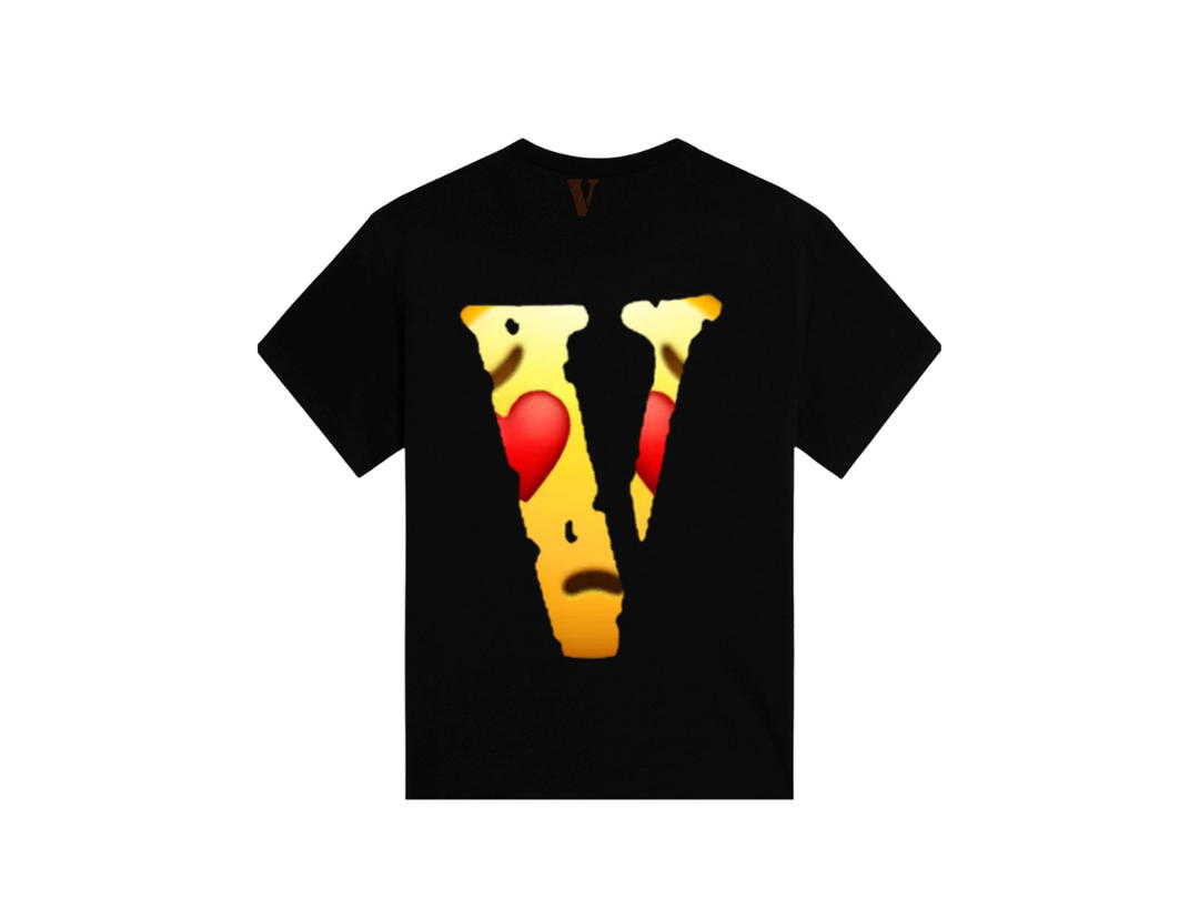 Vlone Vlone Love Emoji T-Shirt BLACK
