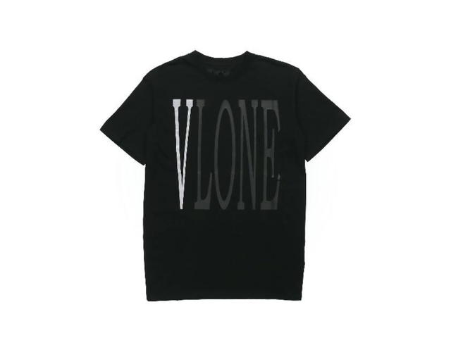 Vlone Vlone Reflective T-shirt Black - view 1