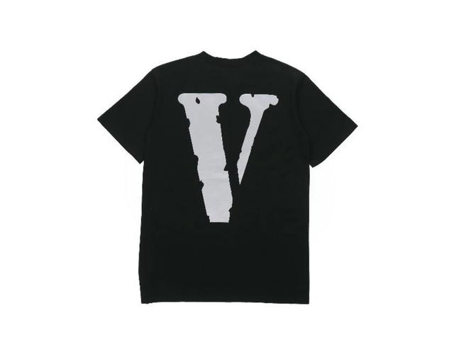 Vlone Vlone Reflective T-shirt Black - view 2