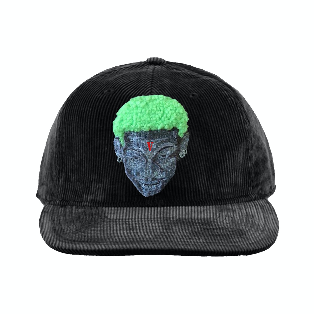 Vlone Vlone Rodman Chenille Face Hat Black