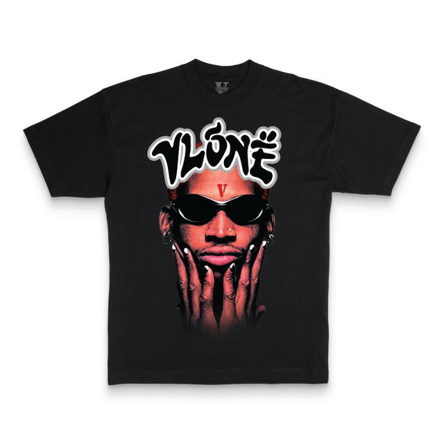 Vlone Vlone Rodman Logo T-shirt Black - view 1