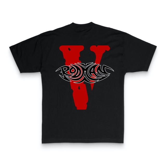 Vlone Vlone Rodman Logo T-shirt Black - view 2