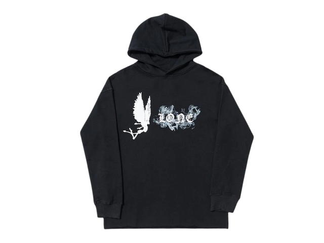 Vlone Vlone Smoke Demon Angel Hoodie Black - view 2