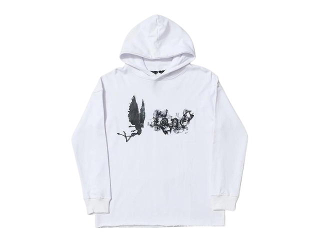 Vlone Vlone Smoke Demon Angel Hoodie White - view 2
