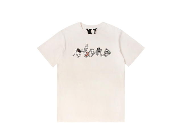 Vlone Vlone Sneakers T-shirt Beige - view 1