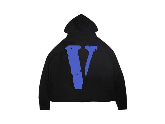Vlone Vlone Staple Classic Hoodie Black Blue - view 2