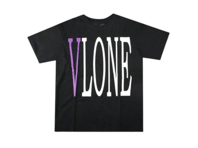 Vlone Vlone Staple Classic T-Shirt Black Purple - view 1