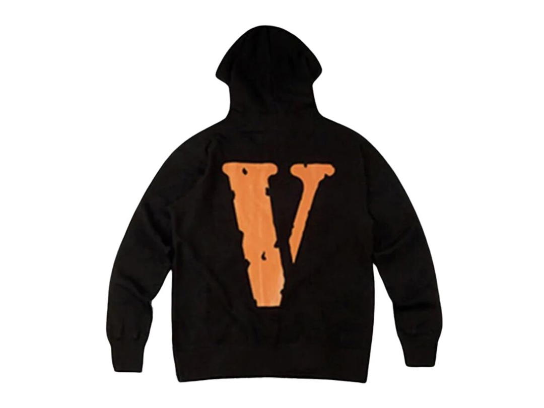 Vlone Vlone Staple Hoodie Black-Orange