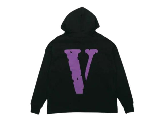 Vlone Vlone Staple Logo Black Purple - view 1