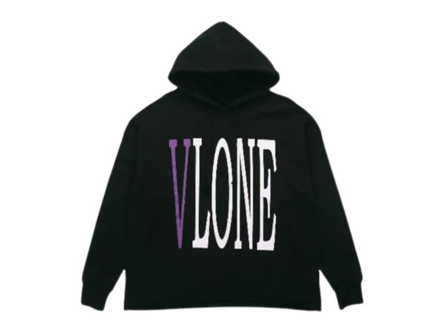 Vlone Vlone Staple Logo Black Purple - view 2