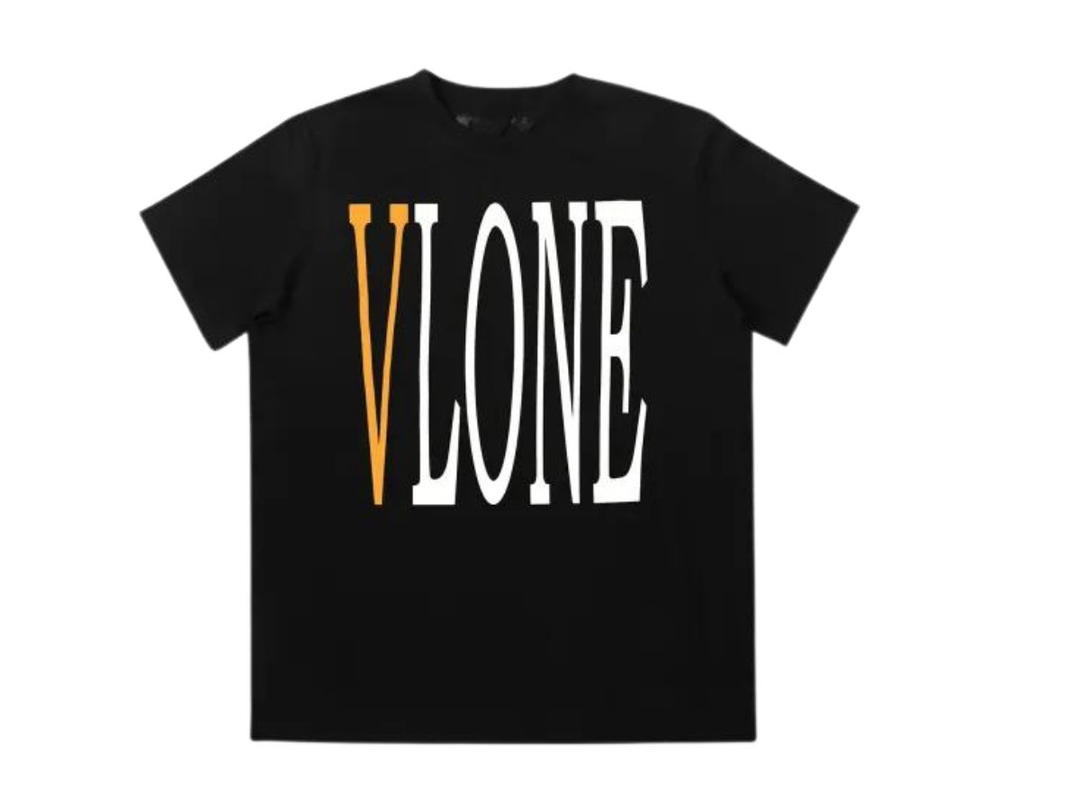 Vlone Vlone Staple T-Shirt Black-Orange