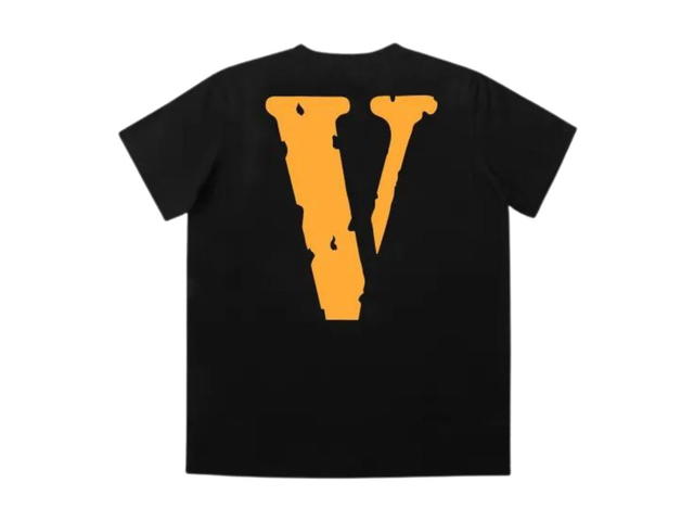 Vlone Vlone Staple T-Shirt Black-Orange - view 2