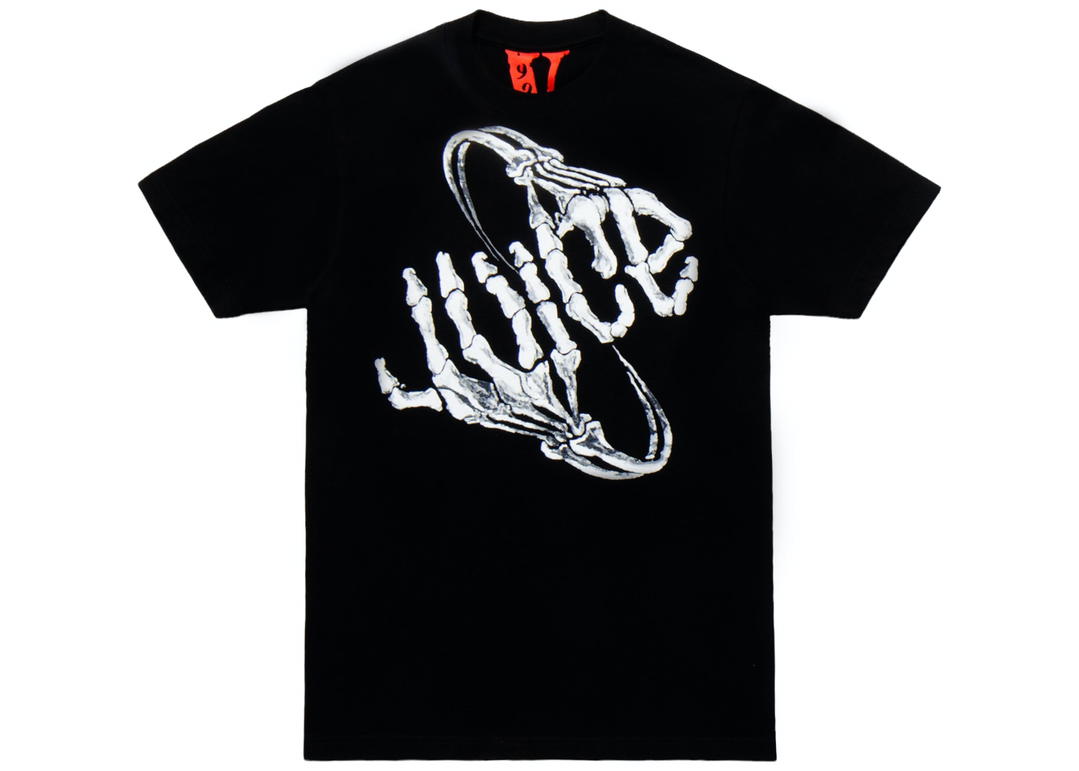 Juice Wrld Juice Wrld x Vlone Bones T-shirt Black