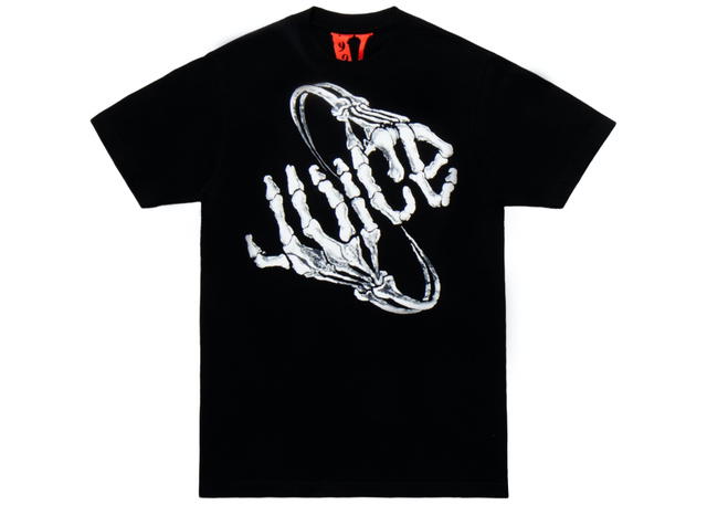 Juice Wrld Juice Wrld x Vlone Bones T-shirt Black - view 1