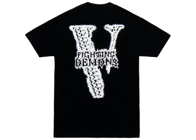 Juice Wrld Juice Wrld x Vlone Bones T-shirt Black - view 2