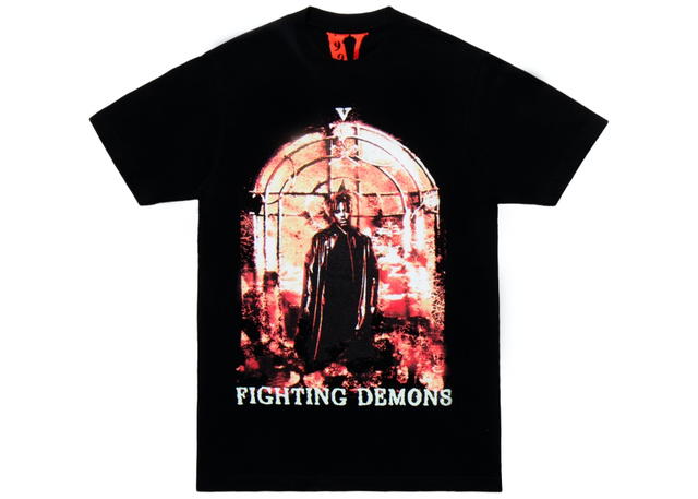 Juice Wrld Juice Wrld x Vlone Demon T-shirt Black - view 1
