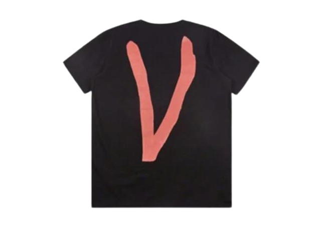 Vlone Vlone X ASAP Rocky Big V Love T-Shirt Black - view 2