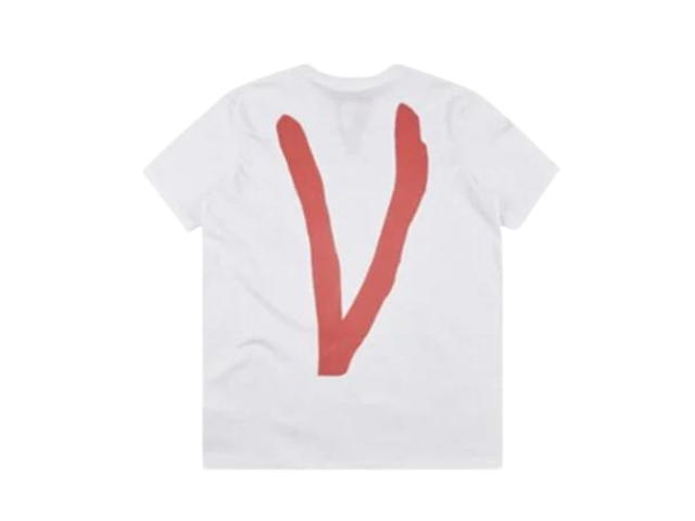 Vlone Vlone X ASAP Rocky Big V Love T-Shirt White - view 2