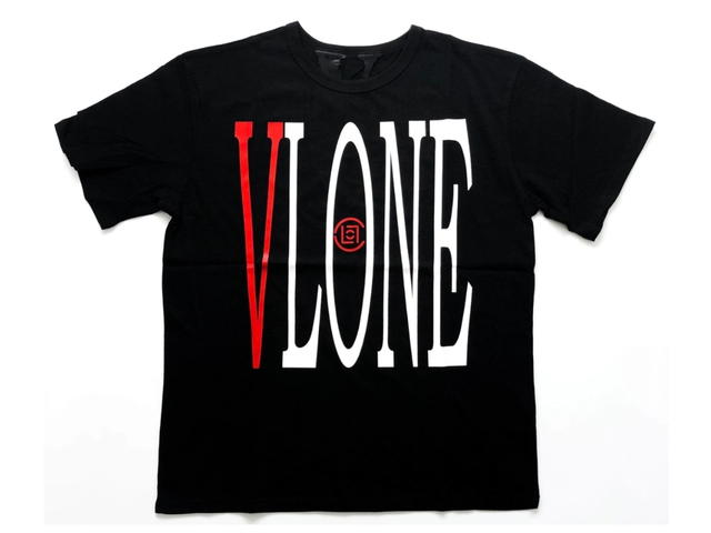 Vlone Vlone x CLOT Dragon T-Shirt Black - view 2