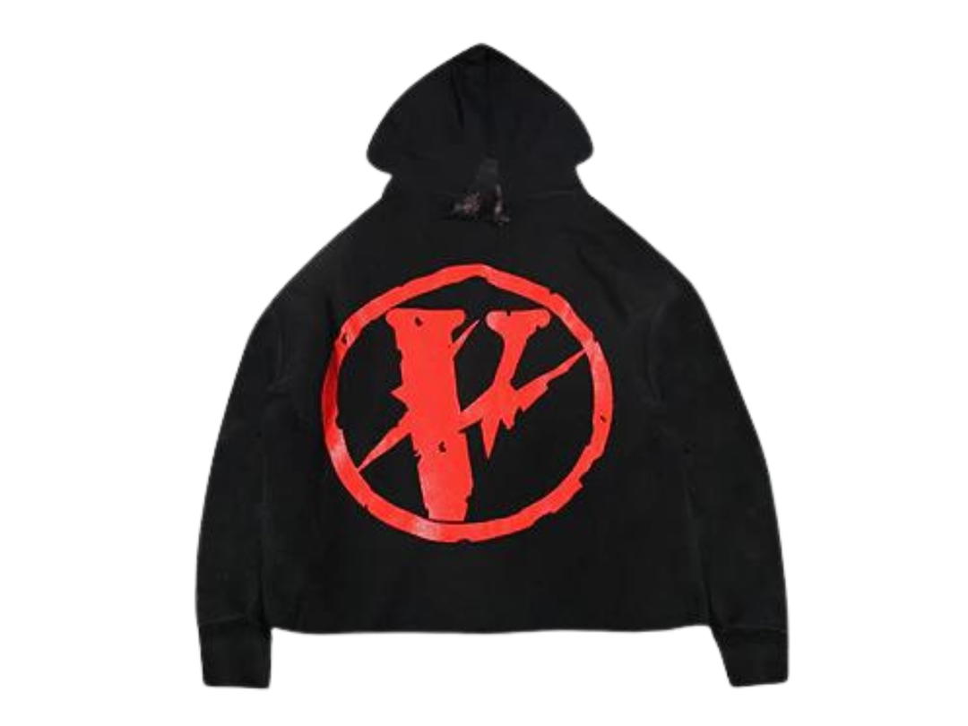 Vlone Vlone x Fragment Design Unisex Logo Sweatshirt Black Red