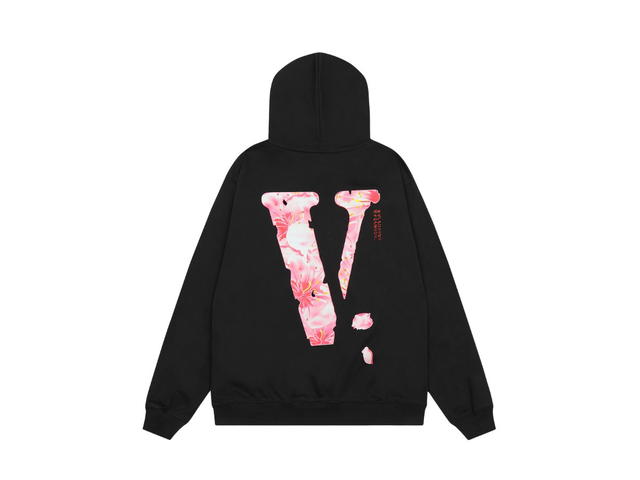 Vlone Vlone X Friends Sakura Hoodie Black - view 2