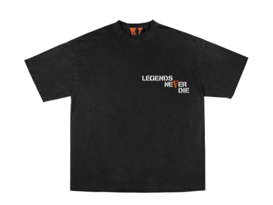 Vlone Vlone x juice wrld “legend never die” 999 club black orange