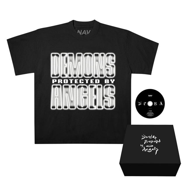 Vlone Vlone x Nav DPBA Box Set 003 XO T-shirt Black - view 1