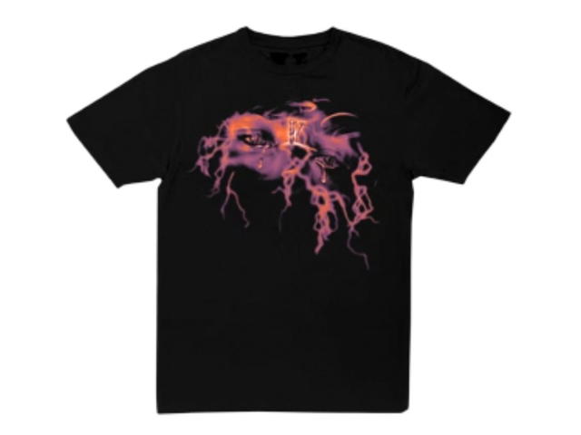 Vlone Vlone x Never Broke Again Eyes T-shirt Black - view 2