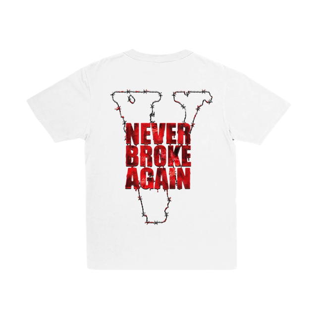Vlone Vlone x Never Broke Again Haunted T-shirt White - view 1