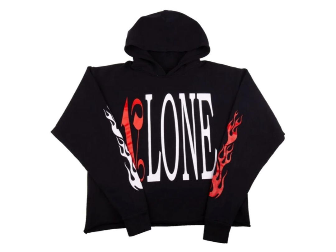 Vlone Vlone x Palm Angels Hoodie Black/Red
