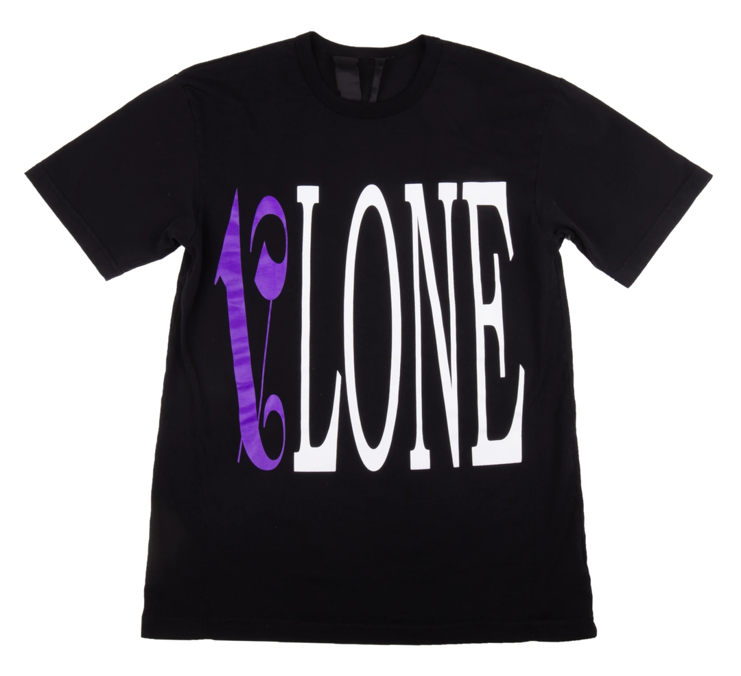 Vlone Vlone x Palm Angels T-Shirt Black/Purple