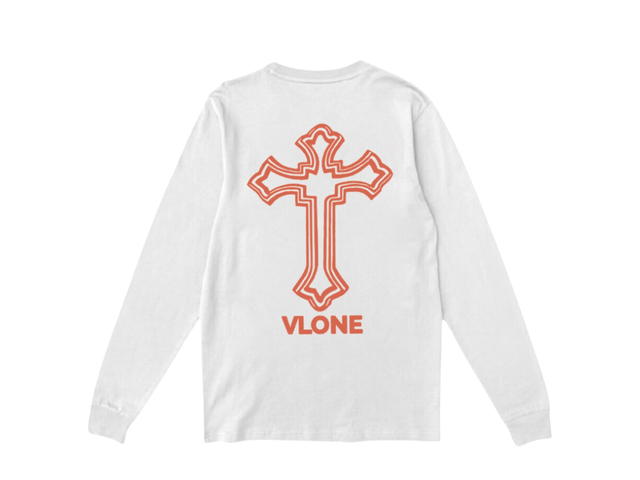 Vlone Vlone x Tupac Cross Sweatshirt White - view 2