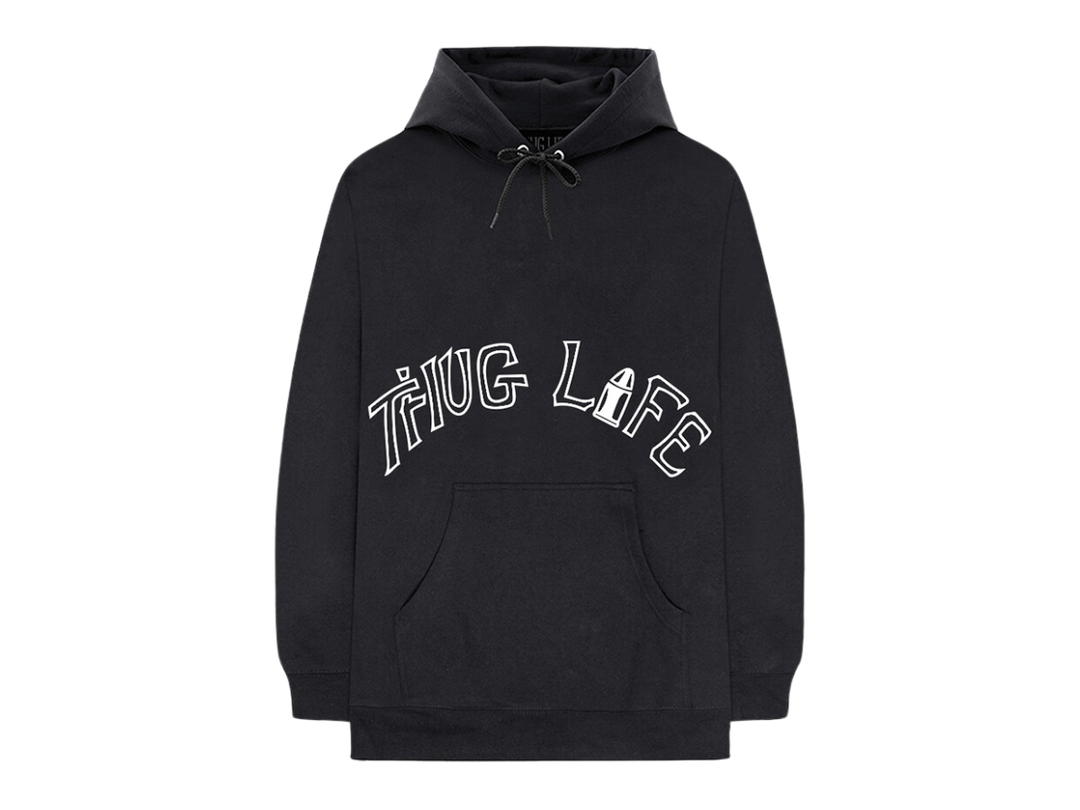 Vlone Vlone x Tupac Thug Life Tattoo Black Hoodie BLACK
