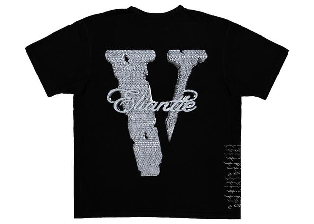 Vlone Vlone Yamborghini Eliantte T-shirt Black - view 2