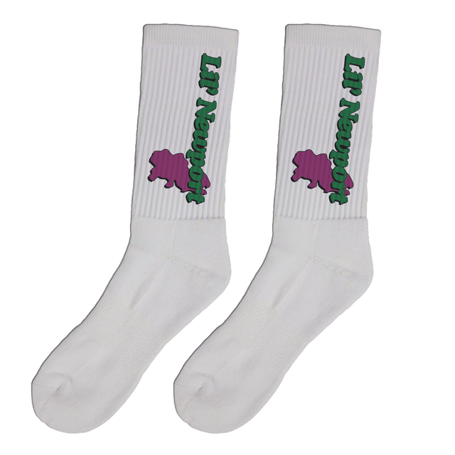Vlone Vlone Yams Day Lil Newport Socks White - view 2