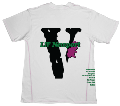 Vlone Vlone Yams Day Lil Newport T-shirt White